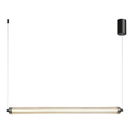 utsenka-SL6224.413.01 Светильник подвесной ST-Luce Черный/Прозрачный LED 1*30W 4000K БАМБУ 500_191_2950619
